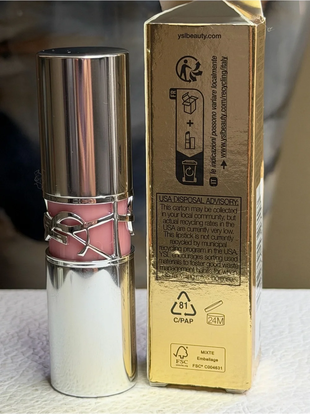 Yves Saint Laurent Loveshine Lipstick — Blushed Mallow Pink